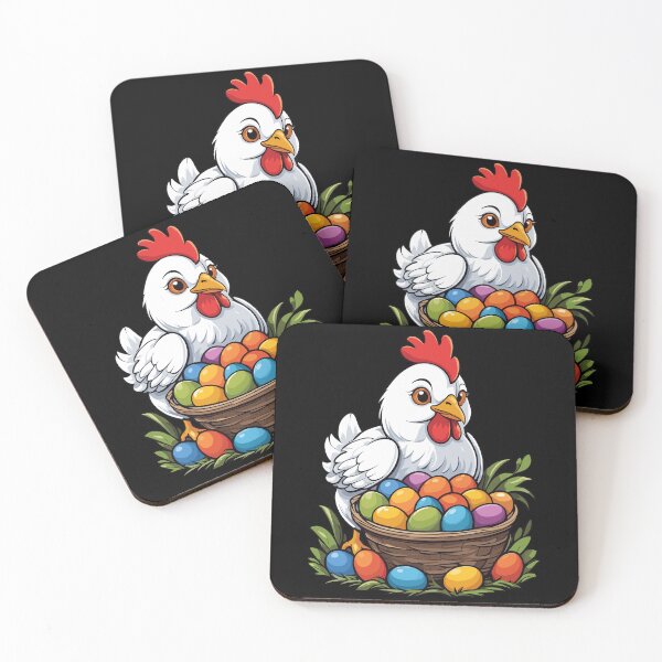 Item preview, Easter Chicken Colorful Cute Funny Easter Eggs Nest designed and sold by LuminOrb.