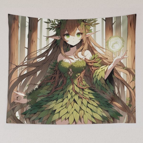 Item preview, Forest elf in the forest designed and sold by Nastasiakhmnk.