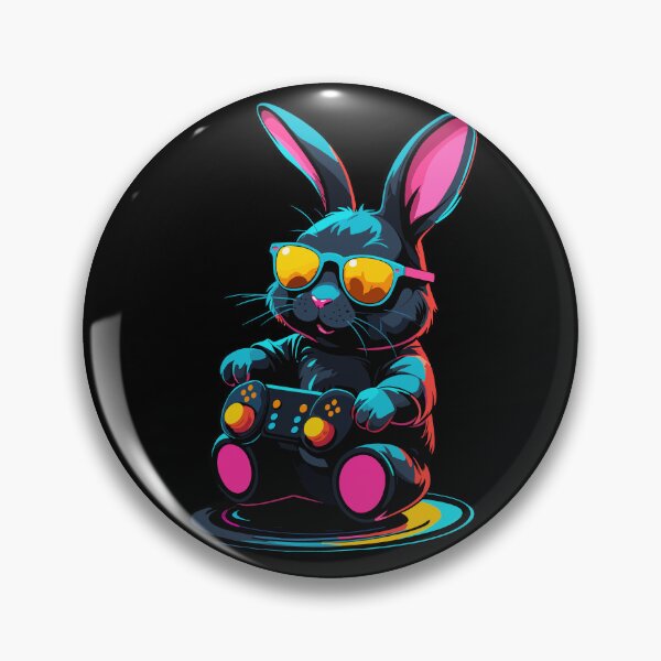 Item preview, Easter Bunny Gamer Iconic Easter Gaming designed and sold by LuminOrb.