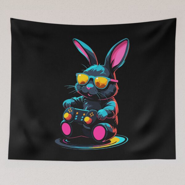 Item preview, Easter Bunny Gamer Iconic Easter Gaming designed and sold by LuminOrb.