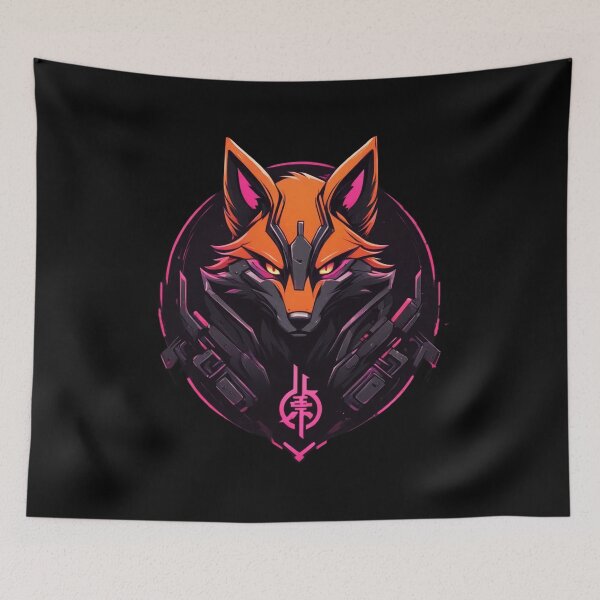 Item preview, Cyber Megitsune, Fox God, Kitsune, Fan Art  designed and sold by Burn-Ego.