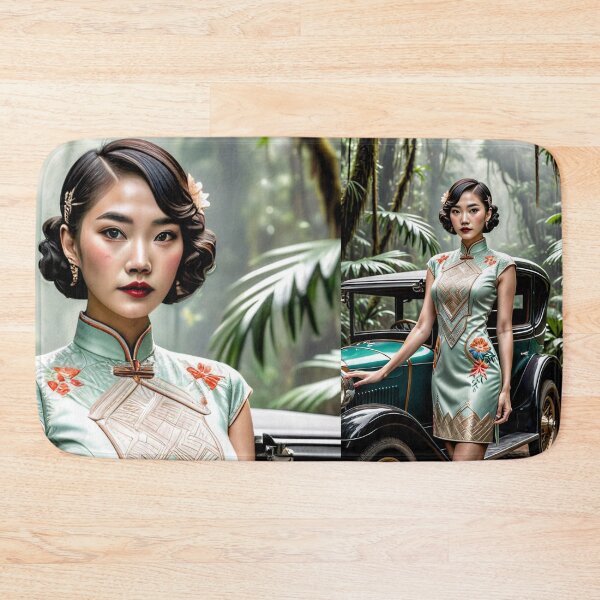 Item preview,  Pretty Women In Chinese Dress Old car designed and sold by NPC-Trader.