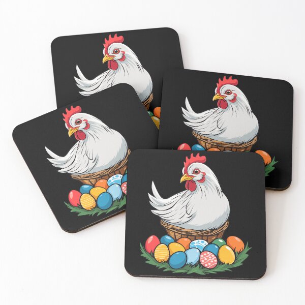 Item preview, Easter Chicken Cute Funny Colorful Easter Eggs Nest designed and sold by LuminOrb.