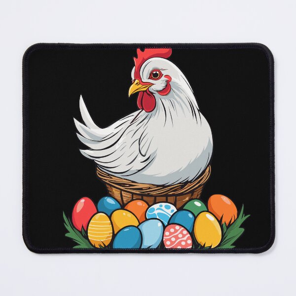 Item preview, Easter Chicken Cute Funny Colorful Easter Eggs Nest designed and sold by LuminOrb.