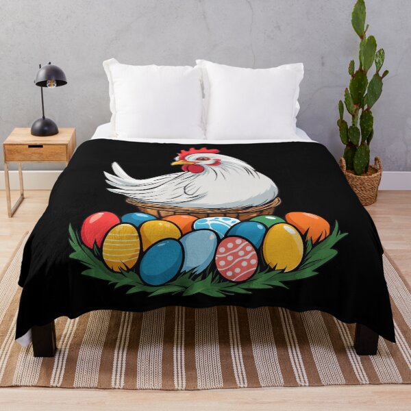 Item preview, Easter Chicken Cute Funny Colorful Easter Eggs Nest designed and sold by LuminOrb.