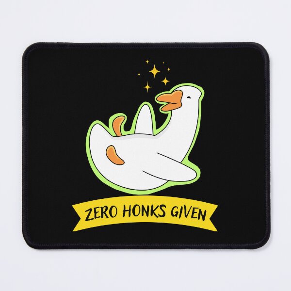 Item preview, Cute Fabulous Goose Zero Honks Given - Funny Meme Goose designed and sold by ButtonBonanza.