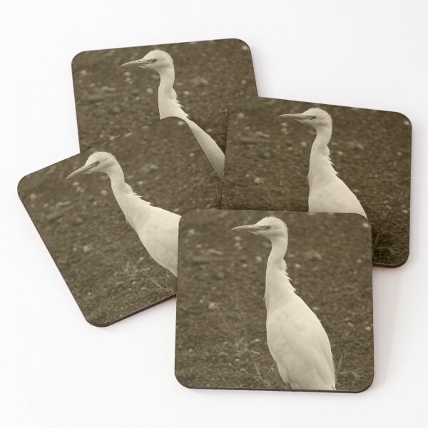 Item preview, Cattle Egret Lanzarote Tint Vertical designed and sold by eddiebarronshop.