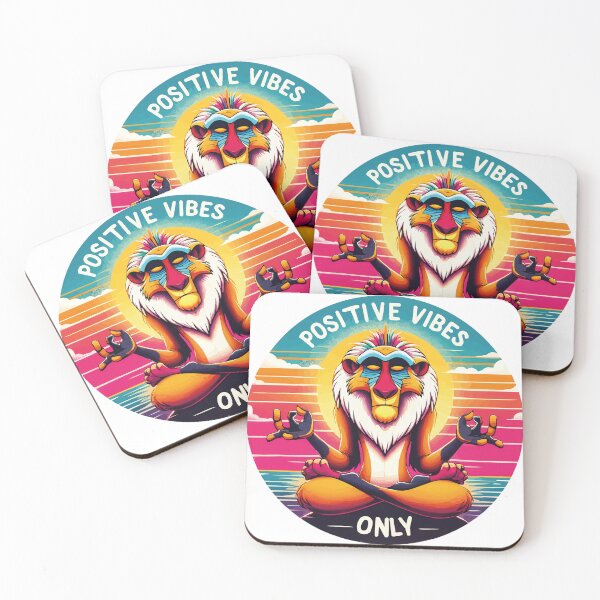 Item preview, Positive vibes only Retro designed and sold by KiwiArt 2020.