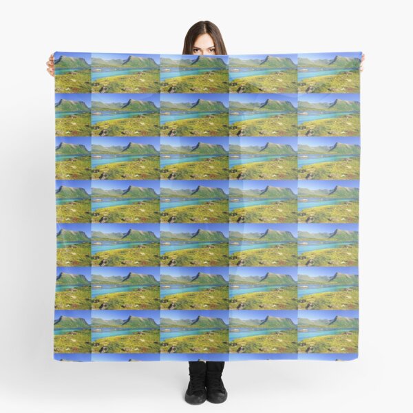 Just like a miracle Lofoten Islands . Norway. by Doctor Andrzej Goszcz. Scarf