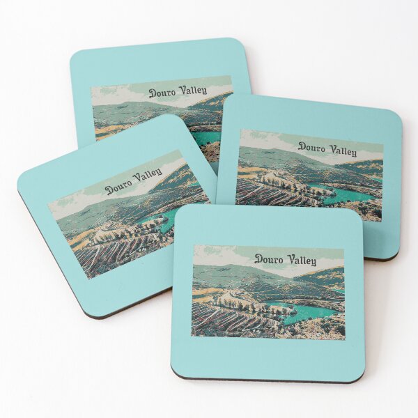 Item preview, Vibrant Douro Valley Illustration designed and sold by Lemomo-artworks.