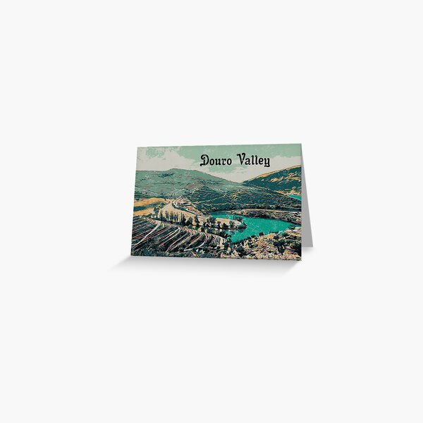 Item preview, Vibrant Douro Valley Illustration designed and sold by Lemomo-artworks.