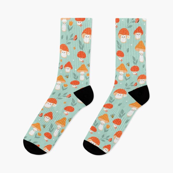 Item preview,  pattern with cute fly agarics designed and sold by burbura.