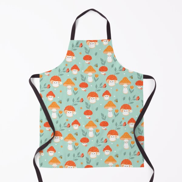 Item preview, pattern with cute fly agarics designed and sold by burbura.