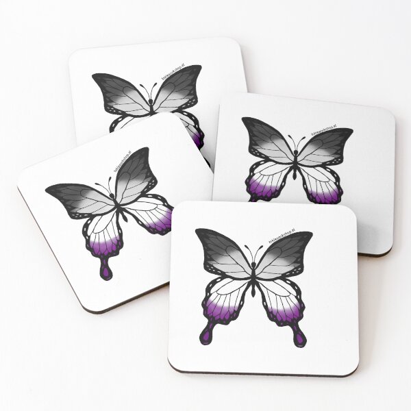 Item preview, Asexual Pride Butterfly designed and sold by Toki's Workshop.