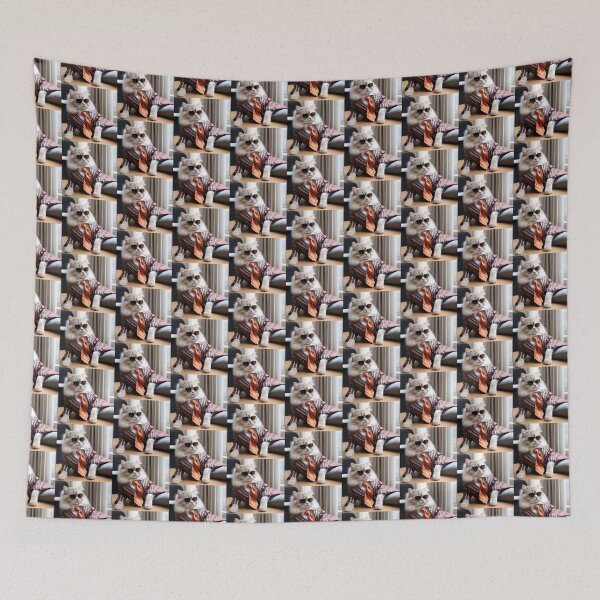 Item preview, CAT LIKE A BOSS designed and sold by AmazingBackDrop.