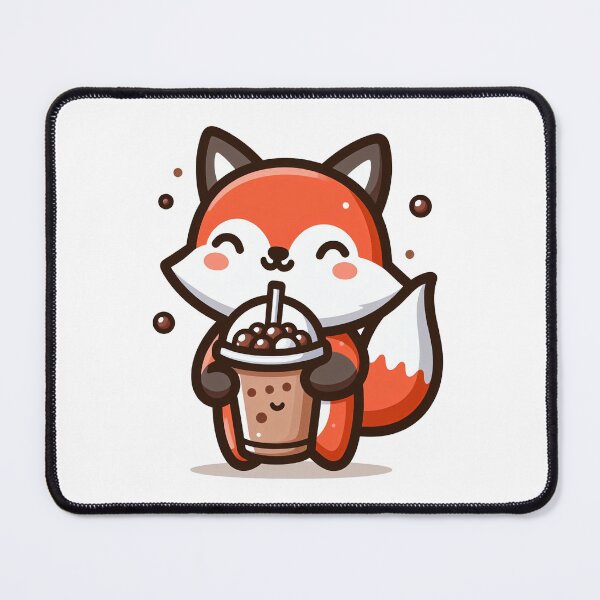 Item preview, Fox boba tea - Boba Delight designed and sold by Digital Dreams Arts.
