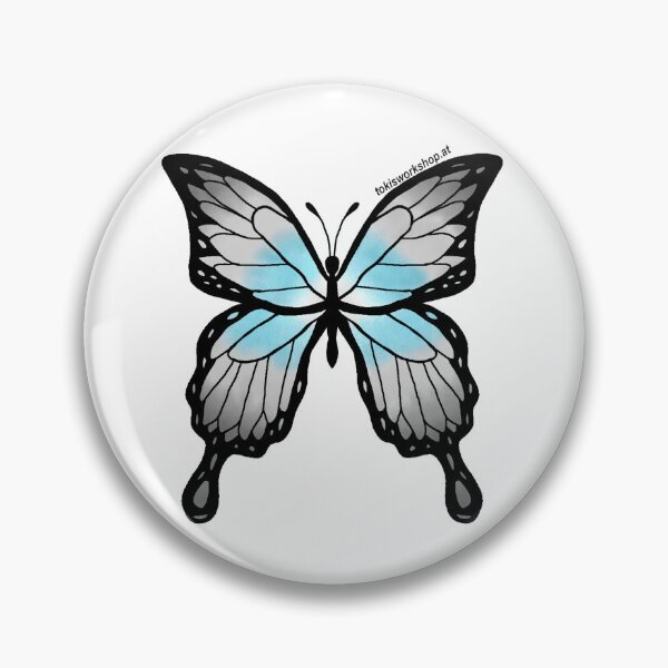 Item preview, Demiboy Pride Butterfly designed and sold by Toki's Workshop.