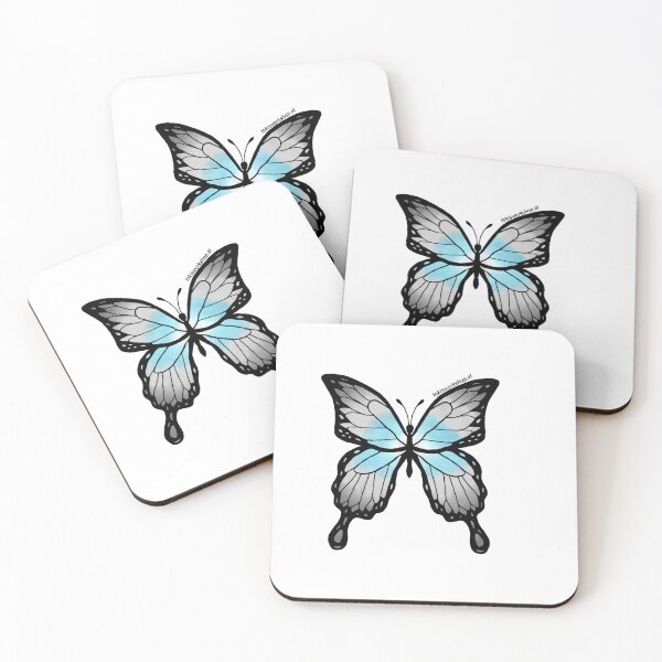 Item preview, Demiboy Pride Butterfly designed and sold by Toki's Workshop.