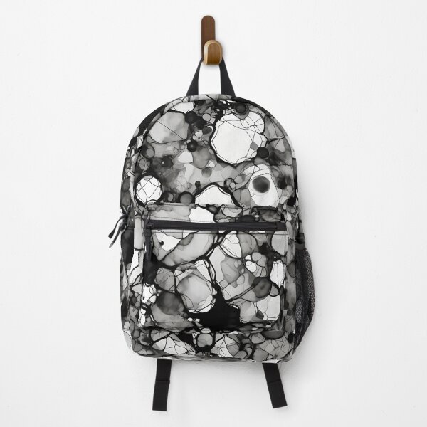 Item preview, Abstract Black & White Alcohol Ink Pattern Monochrome designed and sold by ShaViArt.