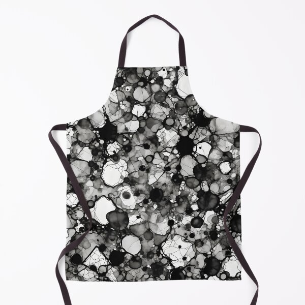 Item preview, Abstract Black & White Alcohol Ink Pattern Monochrome designed and sold by ShaViArt.