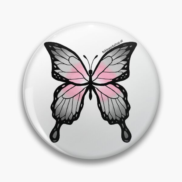 Item preview, Demigirl Pride Butterfly designed and sold by Toki's Workshop.
