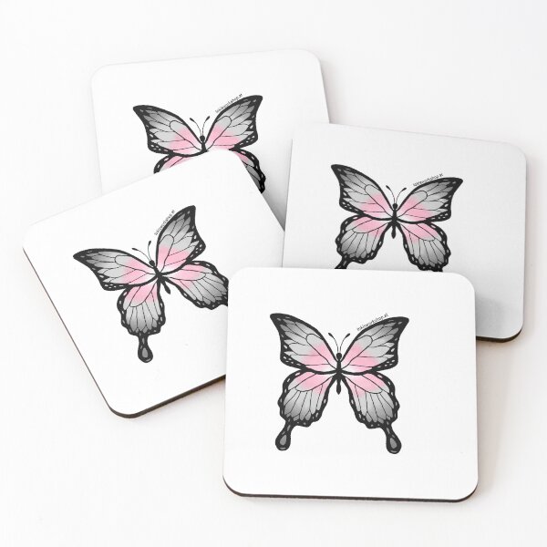 Item preview, Demigirl Pride Butterfly designed and sold by Toki's Workshop.