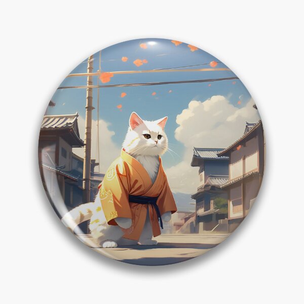 Item preview, CAT ORAGEN KIMONO designed and sold by AmazingBackDrop.