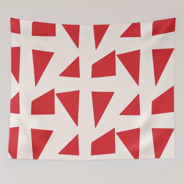 Item preview, Church Cross Red Negative Space Bold and Distinct Design designed and sold by Wiggly Lines.