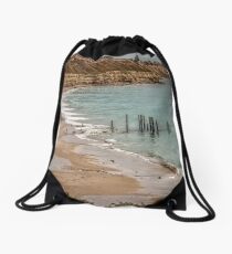 Port Willunga Jetty, South Australia Drawstring Bag