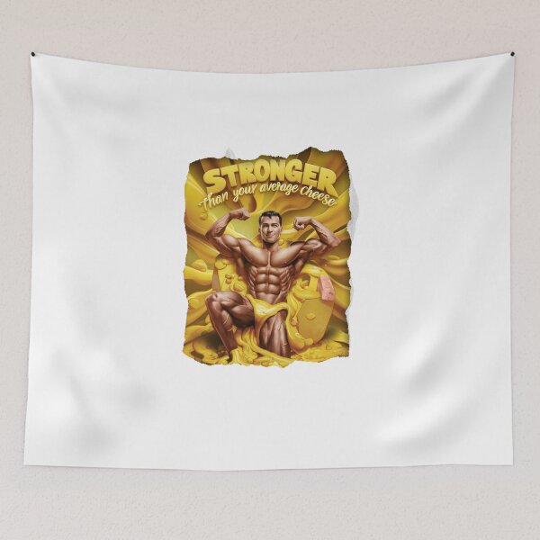 Item preview, Stronger Than Your Avarage Cheese designed and sold by LuxProCoolShirt.