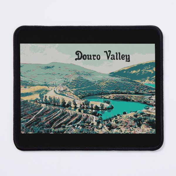 Item preview, Vibrant Douro Valley Illustration designed and sold by Lemomo-artworks.