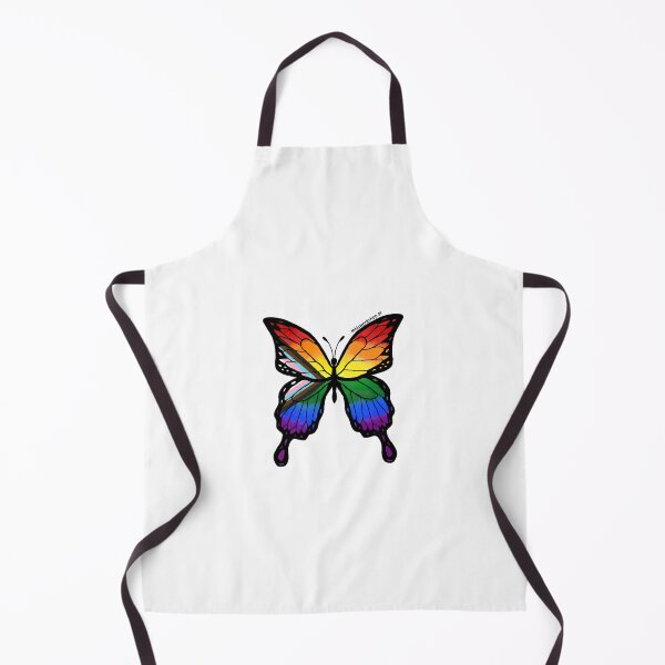Item preview, Progress Pride Butterfly designed and sold by Toki's Workshop.