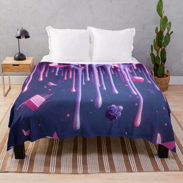 Artikelvorschau, Lila Kaskade: Abstrakte Schmetterlingsträume-Designkollektion entworfen und verkauft von PandaTShirtShop.