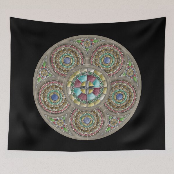 Item preview, Mow Cop Methodist Church Stained Glass Window designed and sold by MadeByGeeClowes.