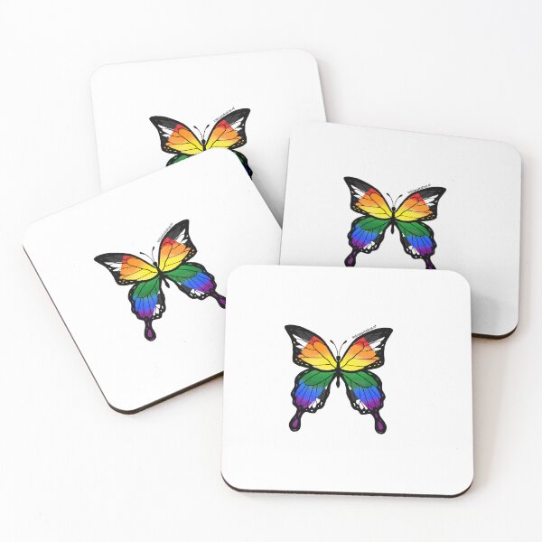 Item preview, Straight Ally Pride Butterfly designed and sold by Toki's Workshop.
