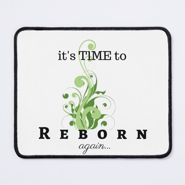 Item preview, It's time to reborn again typography design  designed and sold by ArtfulGallery1.