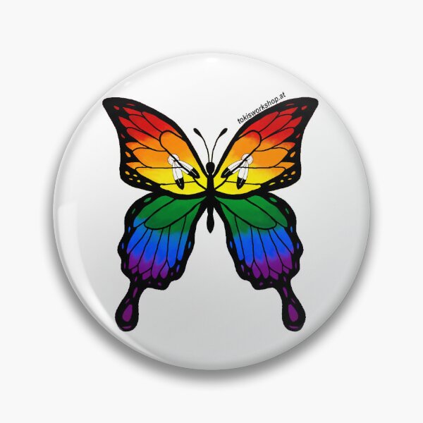 Item preview, Two Spirits Pride Butterfly designed and sold by Toki's Workshop.