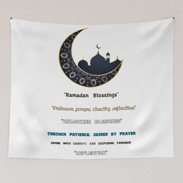 Item preview, "Ramadan Reflections: Unlocking Blessings T-shirt" designed and sold by FOMC.