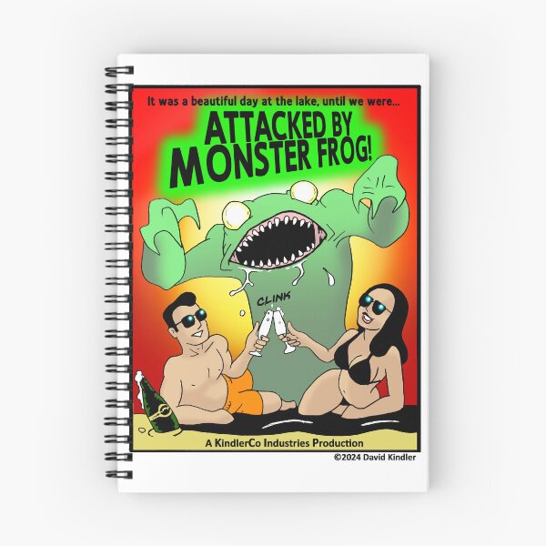 Item preview, Attacked by Monster Frog! designed and sold by DaveServo.