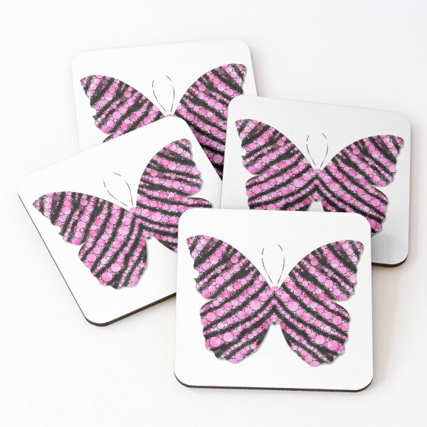 Item preview, FARFALLA ROSA E NERA  designed and sold by BLITZ0KAY.