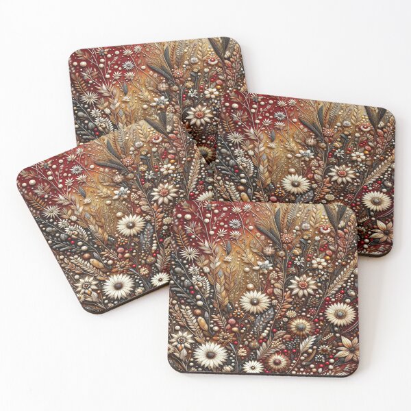 Item preview, Meadow with Red Accent designed and sold by glowarya.