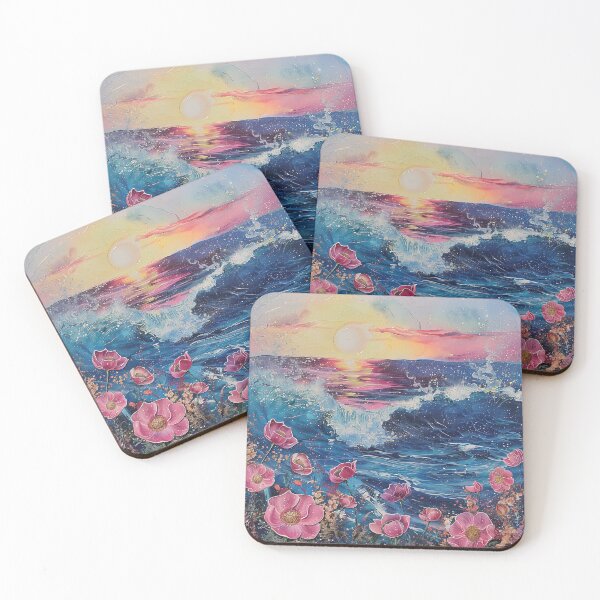 Item preview, Flowers in the ocean designed and sold by FlowersColorful.