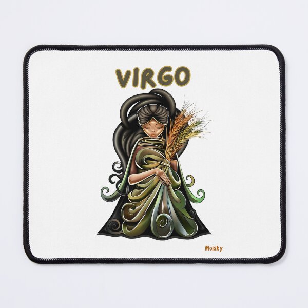 Item preview, Virgo's Graceful Embrace: Mystical Maiden of the Zodiac designed and sold by Moisky Art.