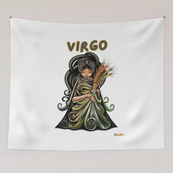 Item preview, Virgo's Graceful Embrace: Mystical Maiden of the Zodiac designed and sold by Moisky Art.