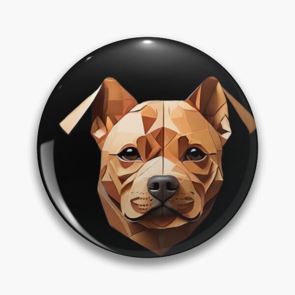 Item preview, Geometric Canine: Minimalist Paper-Cut Staffordshire designed and sold by products4urduke.