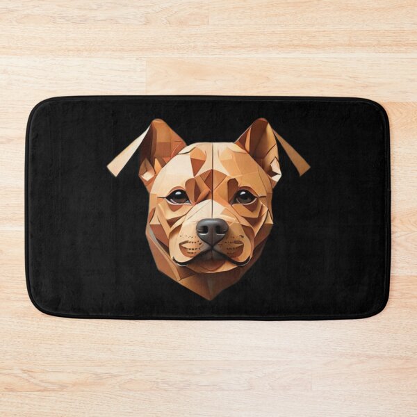 Item preview, Geometric Canine: Minimalist Paper-Cut Staffordshire designed and sold by products4urduke.