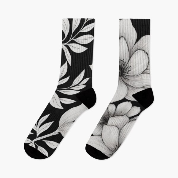 Item preview, RogerPattern - "Enchanting Noir: Blooms of Elegance" designed and sold by RogerPattern.