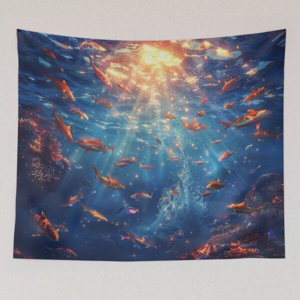 Item preview, Deep Sea Serenade, Exploring the Colorful Marine World Tee, Journey through a World of Vibrant Marine Life Gift designed and sold by Terry-Salsa.