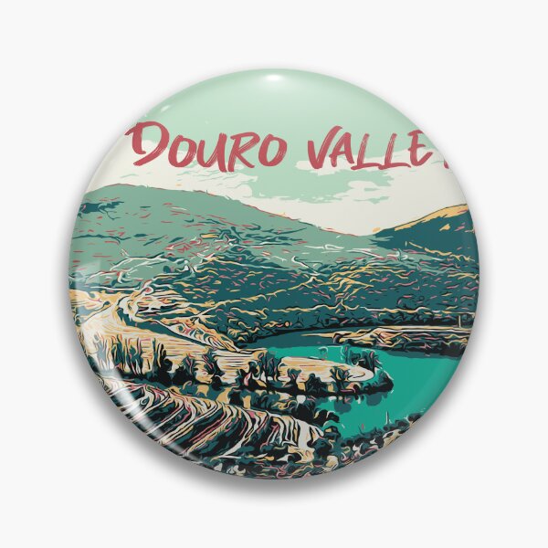 Item preview, Vibrant Douro Valley Illustration designed and sold by Lemomo-artworks.
