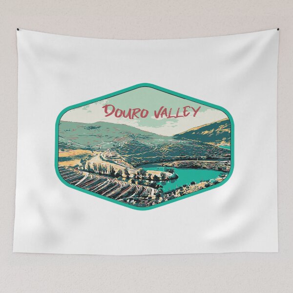 Item preview, Vibrant Douro Valley Illustration designed and sold by Lemomo-artworks.